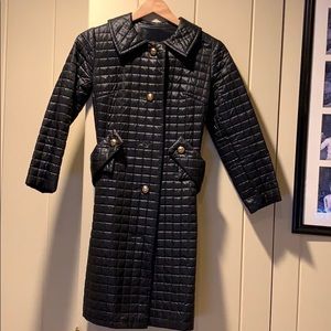 Vicky Vaughn quilted three quarter coat